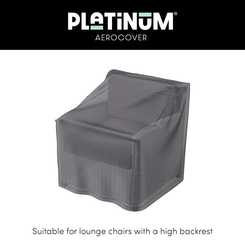 Platinum AeroCover Loungestoelhoes hoge rug 78x78xH65/90