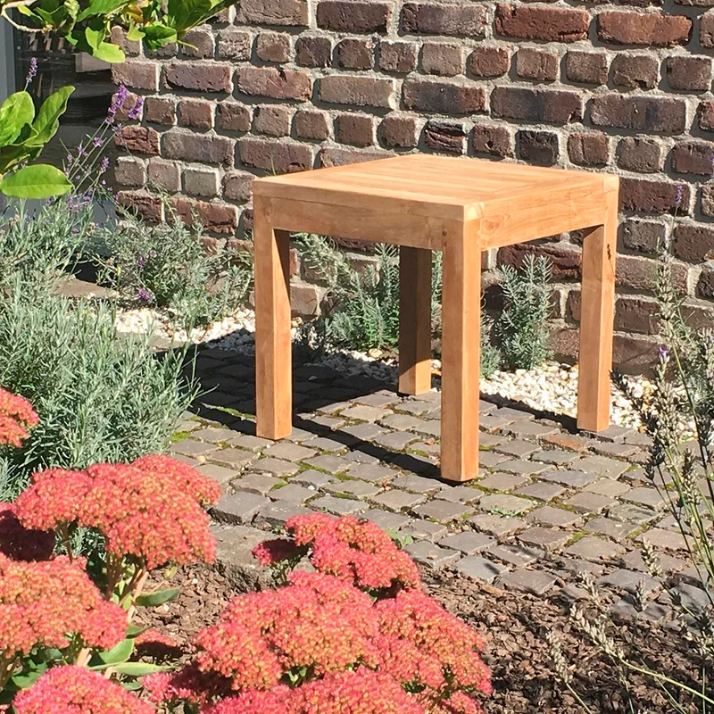 Teak Beistelltisch Bristol, 60 x 60 x 60cm