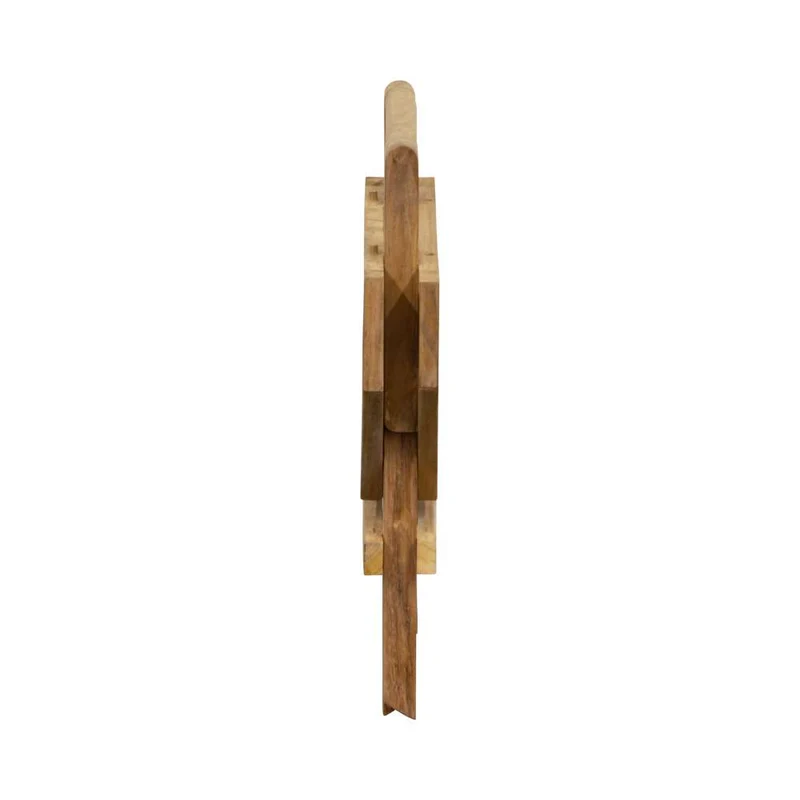 Teak Beistellklapptisch Picknick, achteckig, 50x50cm