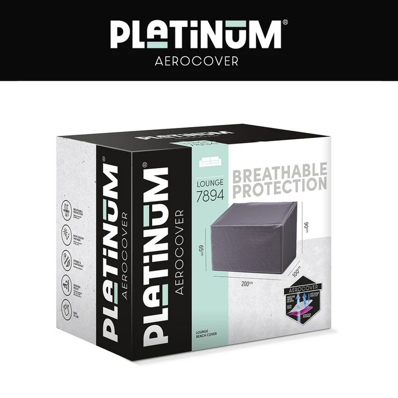 Platinum AeroCover Loungebankhoes hoge rug 200x100xH65/90