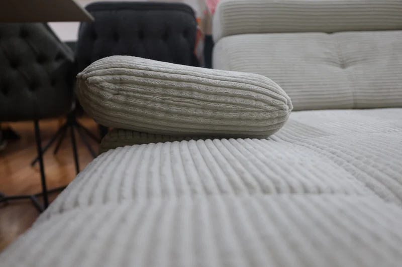 Sofa Couch Wohnlandschaft +Seiten teile wechselbar +Cordstoff