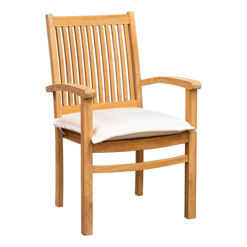 Teak Gartensessel Turin, stapelbar