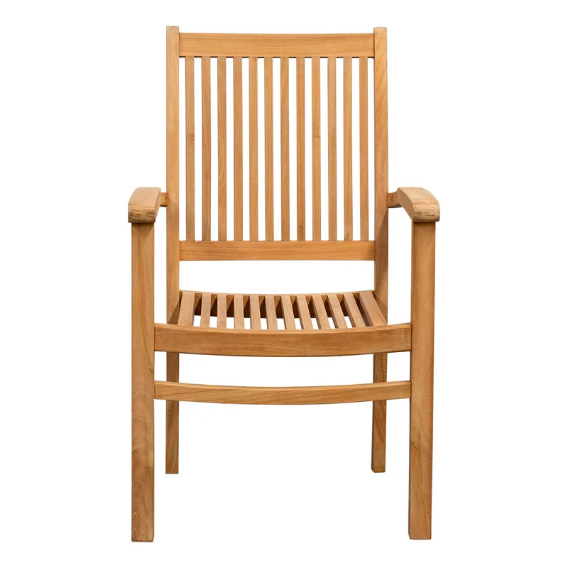 Teak Gartensessel Turin, stapelbar