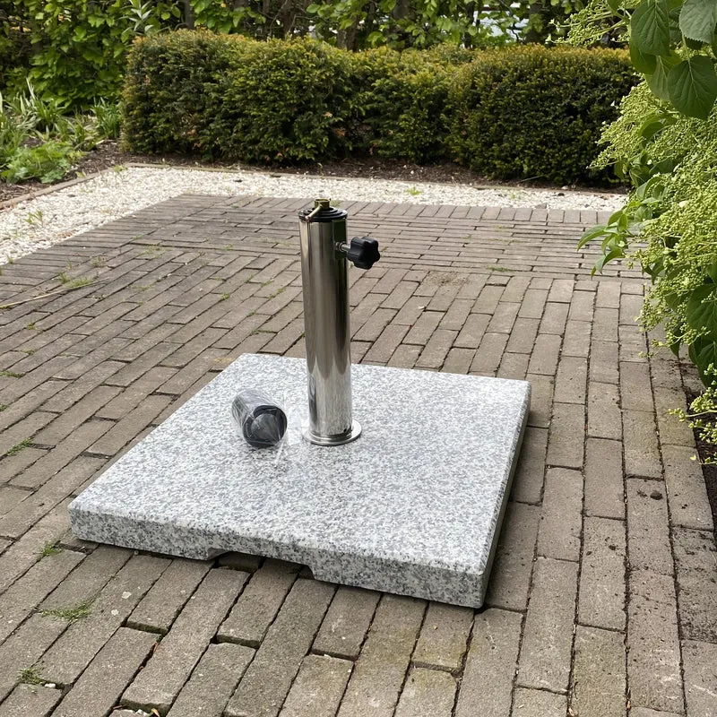 Schirmfuß Granit, 50x50cm