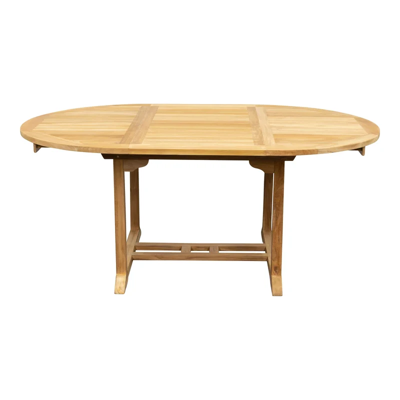 Teak Ausziehtisch rund Classic - 120/180cm