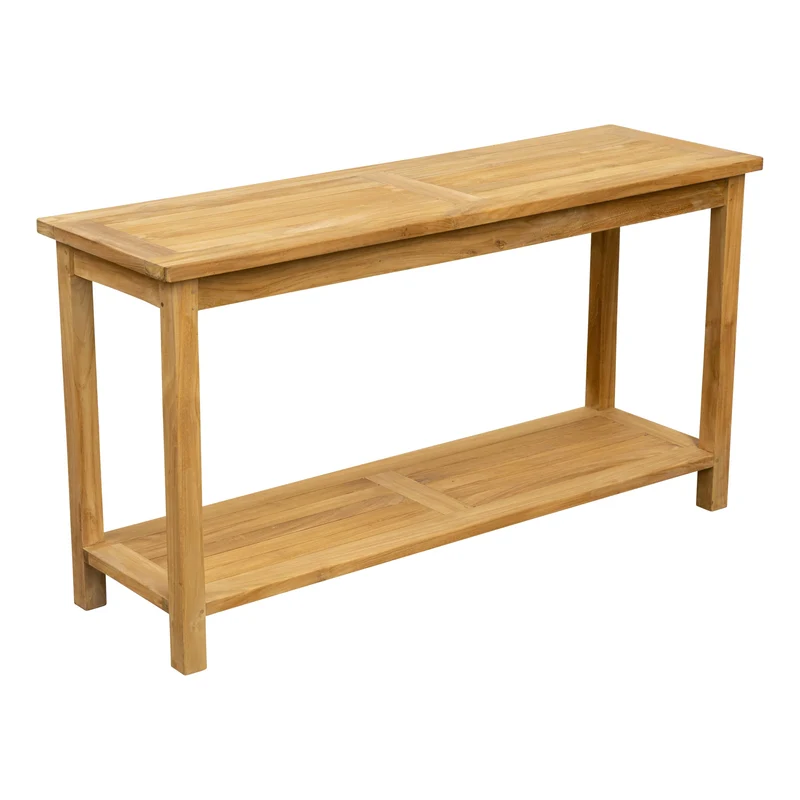 Teak Pflanztisch outdoor Kendari mit Ablage