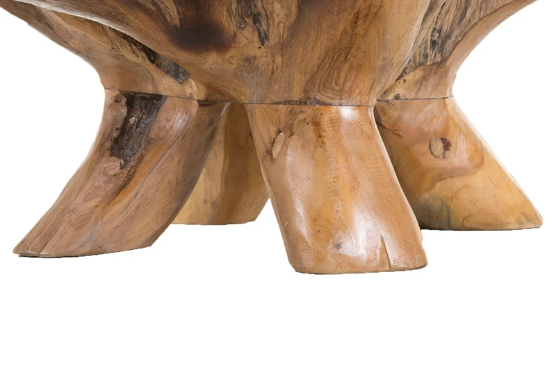 Couchtisch Tisch + Recxcled Teak + Sicherheitsglas +Unikat