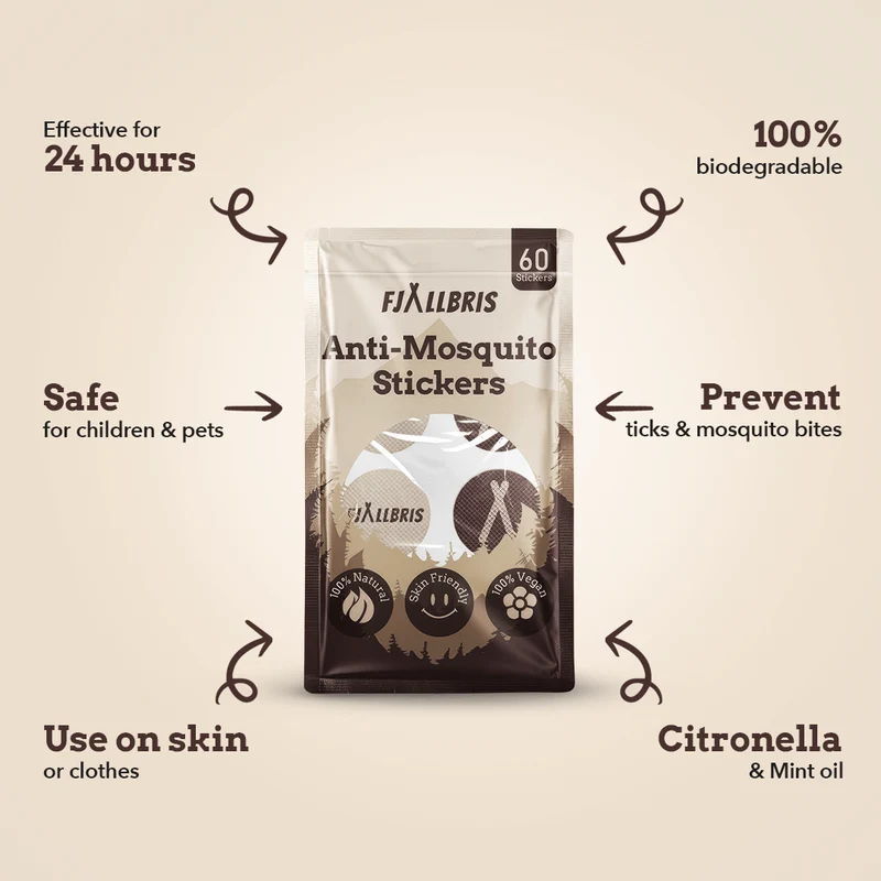 Fjällbris Anti-Mücken & Zecken-Aufkleber