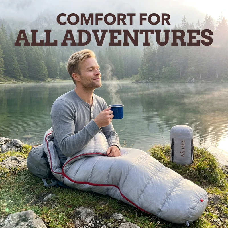 Ultraleichter Gänseschlafsack