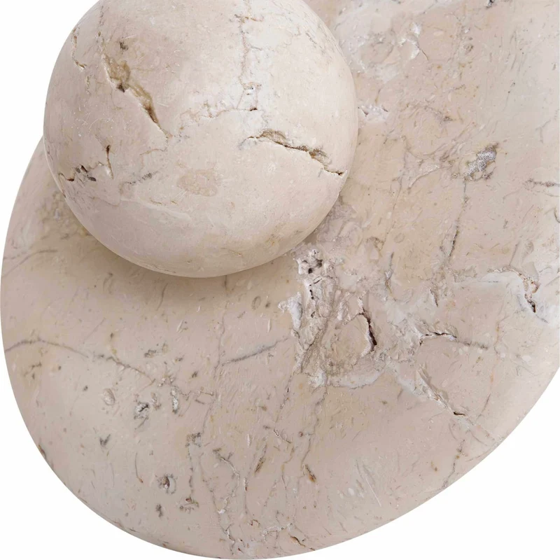 Quarried Stone Indoor-Outdoor Sculptures, Set of 2