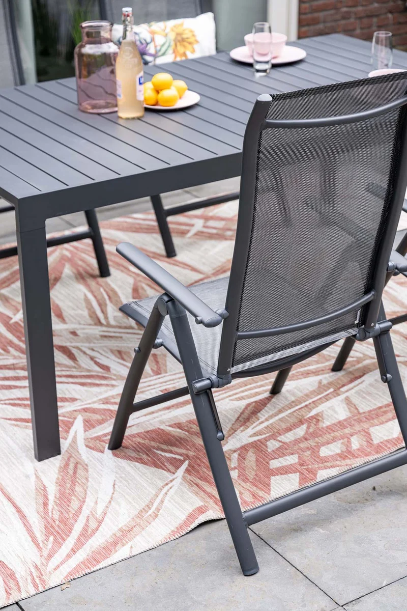 Garden Impressions Limone tuinstoelen set van 4 verstelbaar