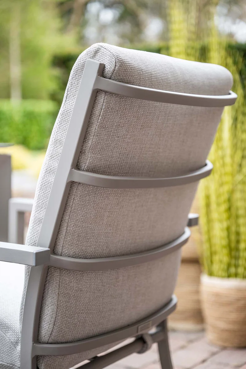 Garden Impressions Sergio tuinstoelen set van 4 taupe