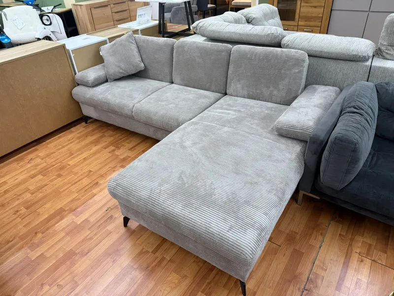 Sofa Couch Wohnlandschaft +Cord +vers. Farben +Kissen