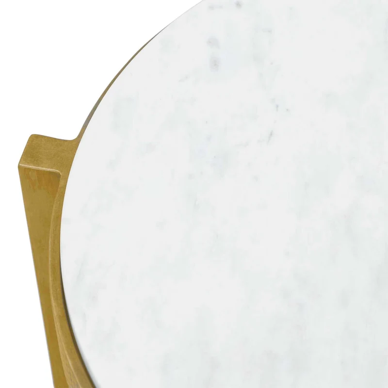Ocilla Antique Brass Accent Table