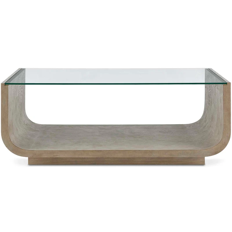 Maeva Modern Glass Coffee Table
