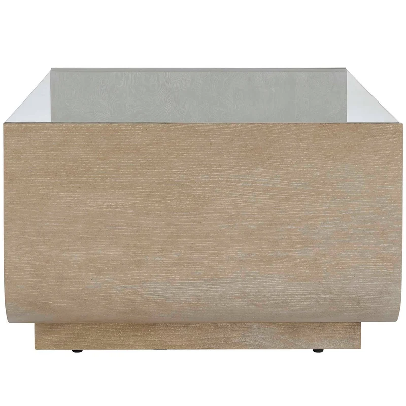 Maeva Modern Glass Coffee Table
