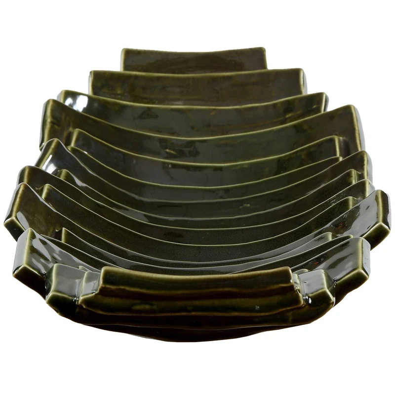 Harbor Ridge Olive Green Bowl