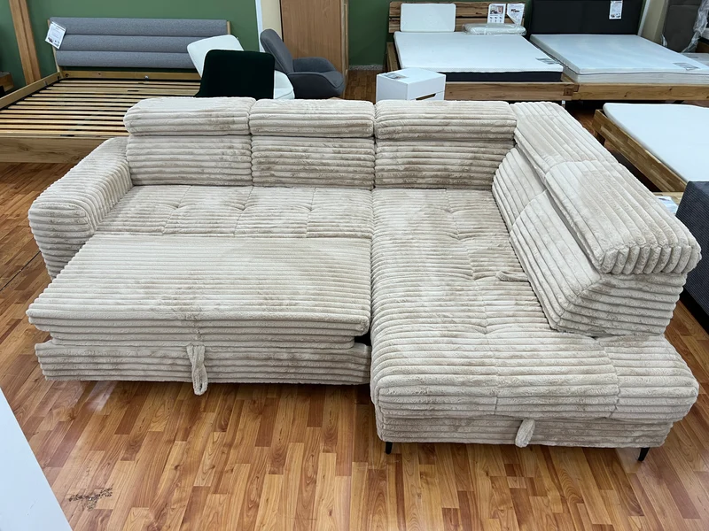 Sofa Couch + Bettfunktion + Stauraum + Kopfteile verstellbar + Armlehne verstellbar + Kissen + Sofort Abholbereit oder lieferbar