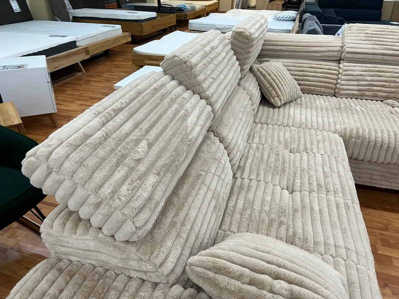 Sofa Couch + Bettfunktion + Stauraum + Kopfteile verstellbar + Armlehne verstellbar + Kissen + Sofort Abholbereit oder lieferbar