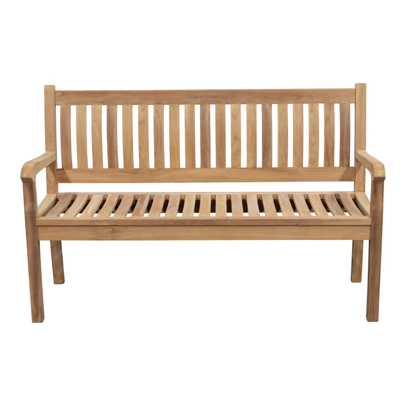 Teak Gartenbank Beaufort, verschraubt, 150 cm, Selbstmontage