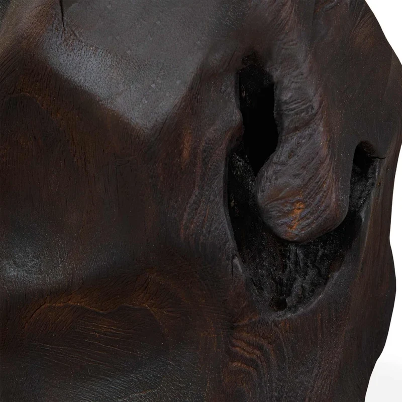 Ember Root Teak Sculpture, Set of 2