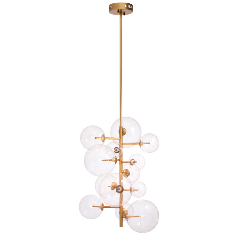 Chandelier Ezra Antique Brass