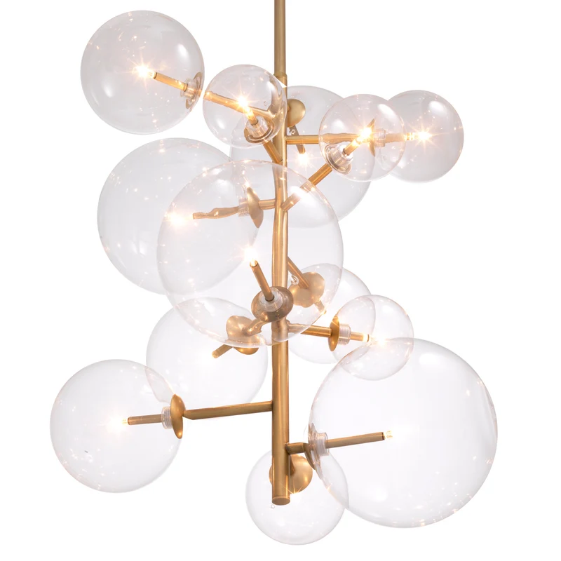 Chandelier Ezra Antique Brass