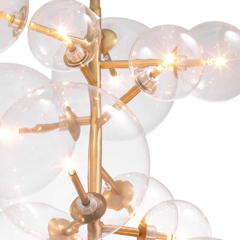 Chandelier Ezra Antique Brass