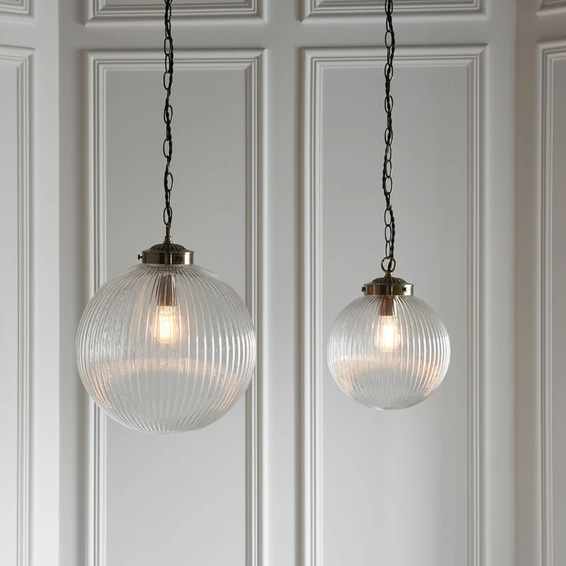 Belle Pendant Light Clear Glass Large | OUTLET
