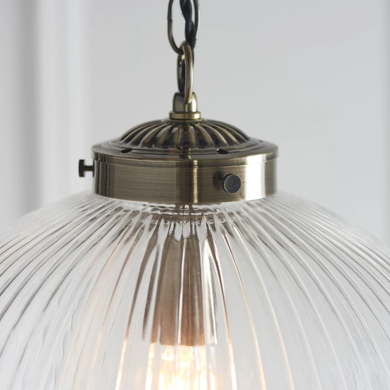 Belle Pendant Light Clear Glass Large | OUTLET