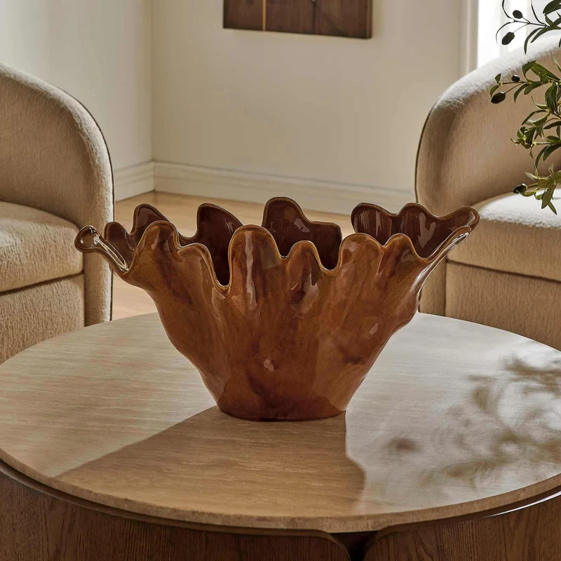 Amber Tide Indoor-Outdoor Bowl