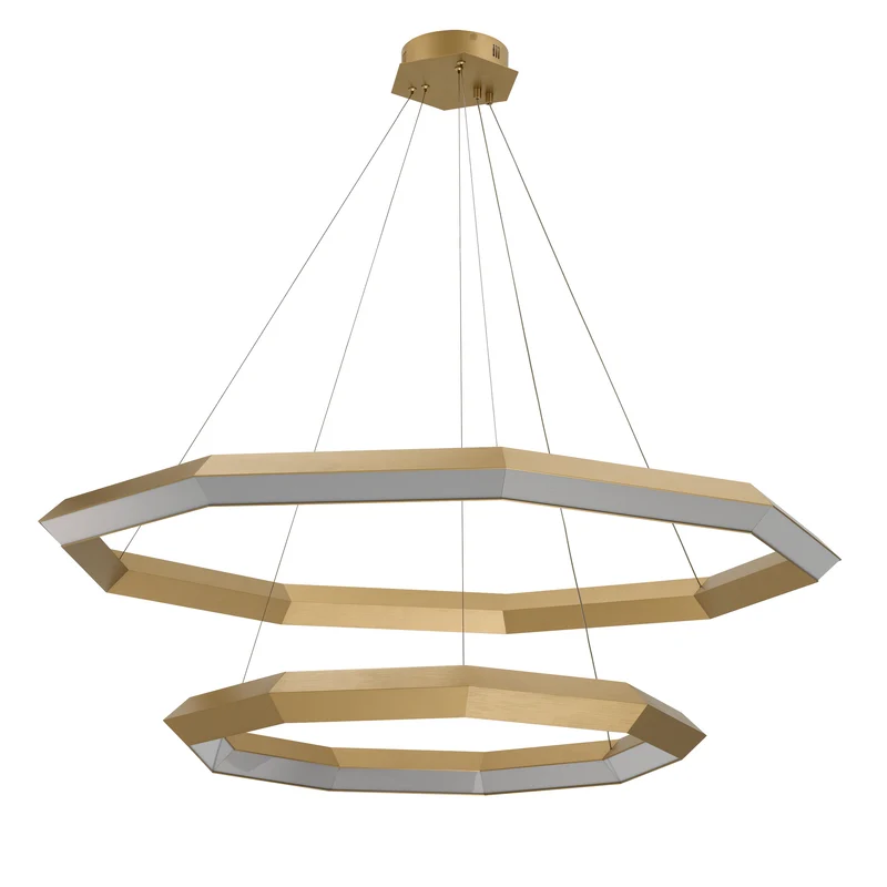 Helvetia LED Polygon Chanderlier