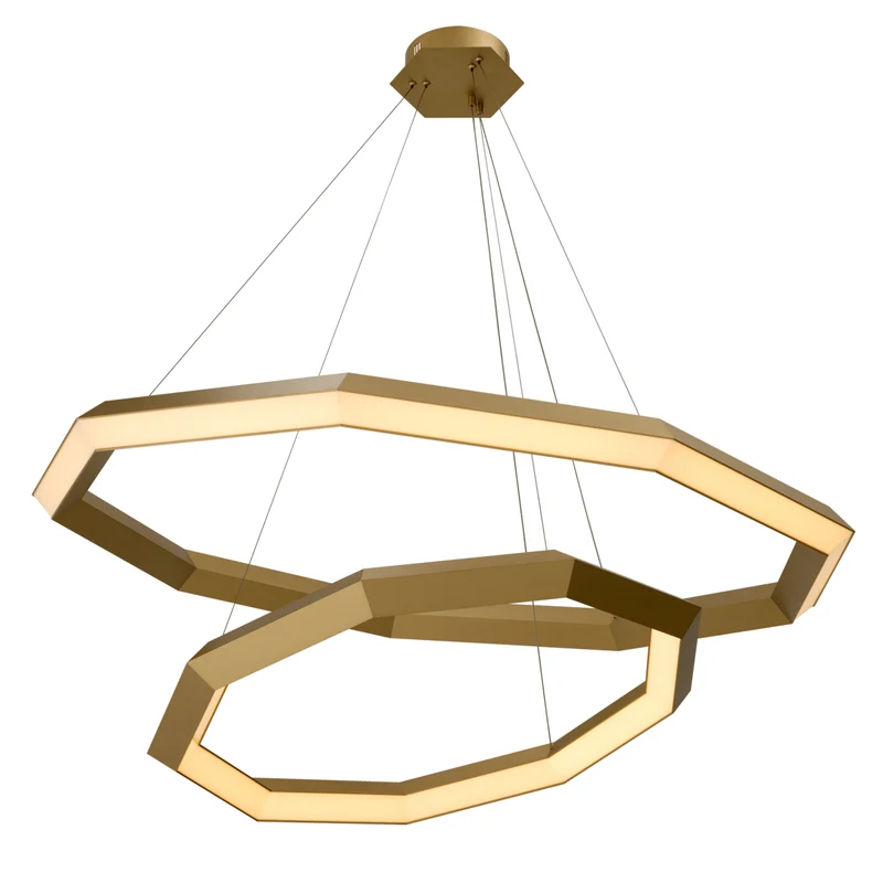 Helvetia LED Polygon Chanderlier