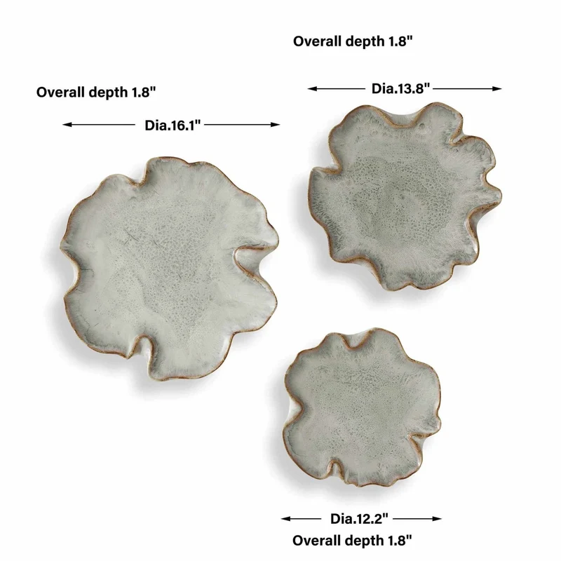 Selene Grey Wall Decor, Set of 3