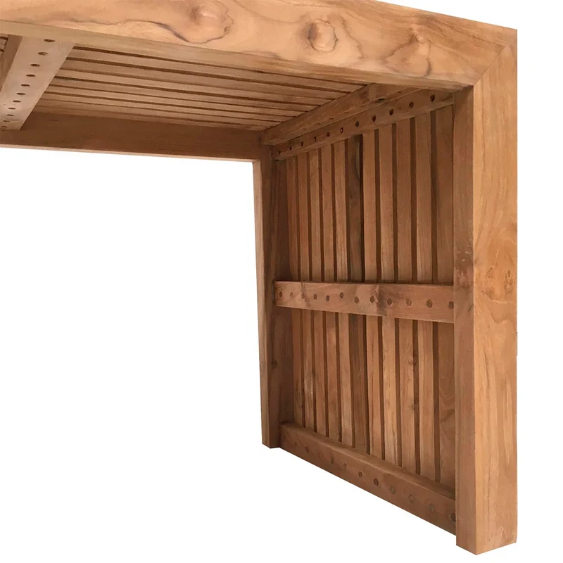 Teak Gartenbank ohne Lehne Sylt, 170 cm