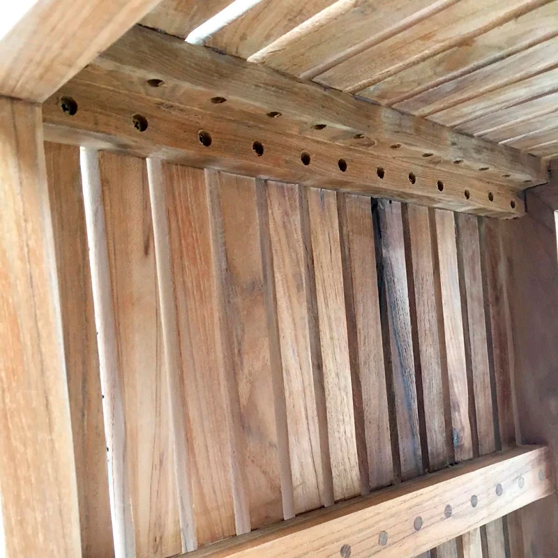 Teak Gartenbank ohne Lehne Sylt, 170 cm