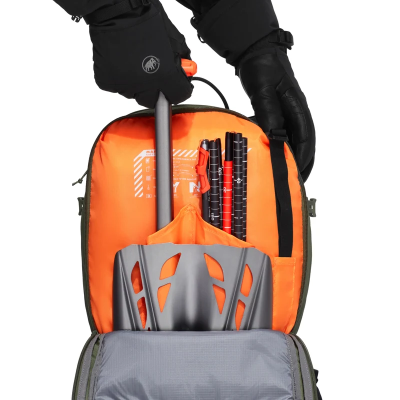 Nirvana 28 - Mochila de esquí de travesía (marsh-black)