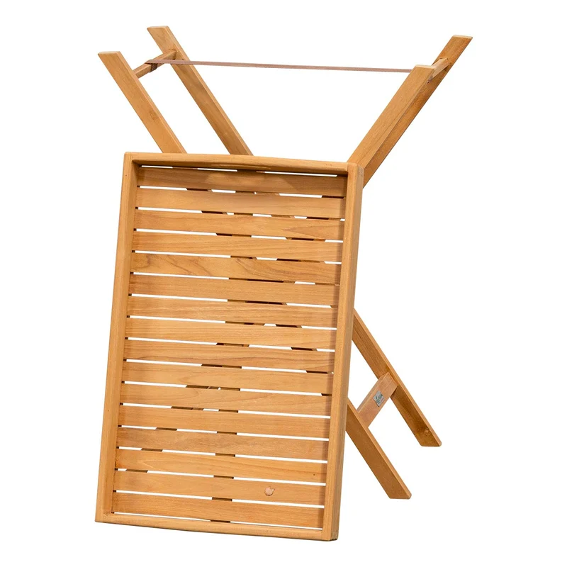 Teak Tablett mit Ständer