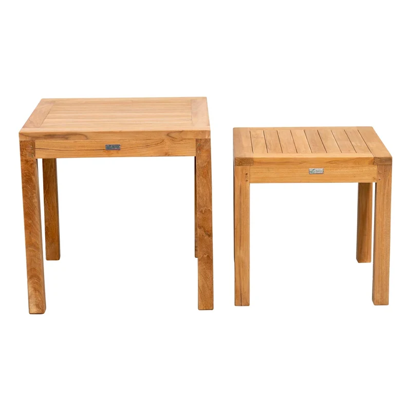 Teak kleiner Beistelltisch Bristol, 50 x 50 x 50cm