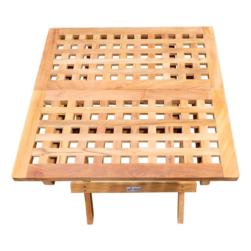 Kleiner Gartentisch Bali, quadratisch 50x50 cm