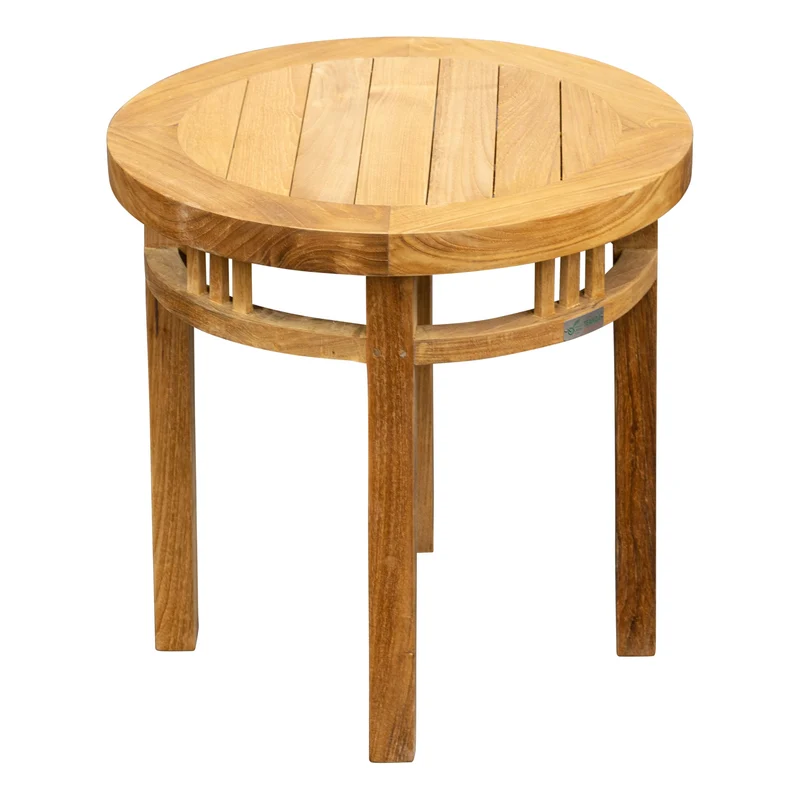 Teak Couchtisch Oxford, rund, 50 cm