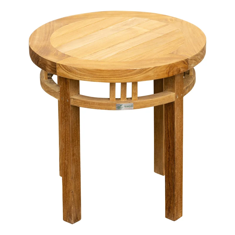Teak Couchtisch Oxford, rund, 50 cm