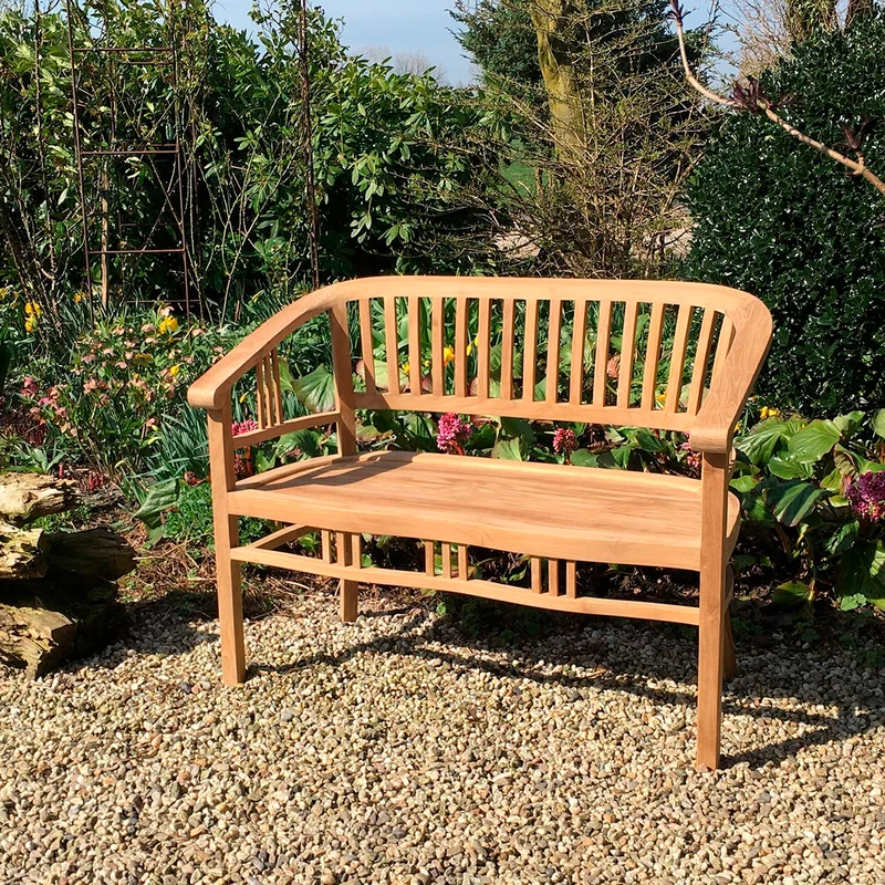 Gartenbank 2-Sitzer wetterfest Oxford, 115 cm