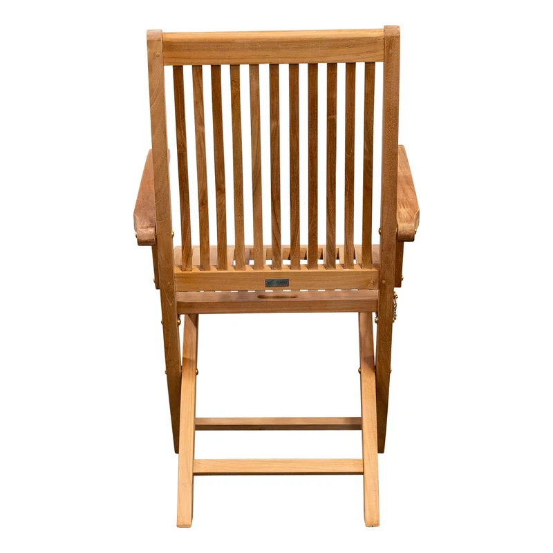 Teak Gartensessel wetterfest Inate, klappbar