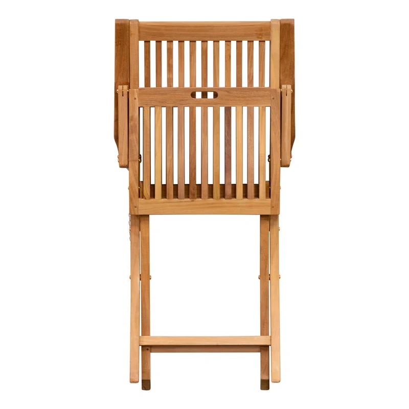 Teak Gartensessel wetterfest Inate, klappbar