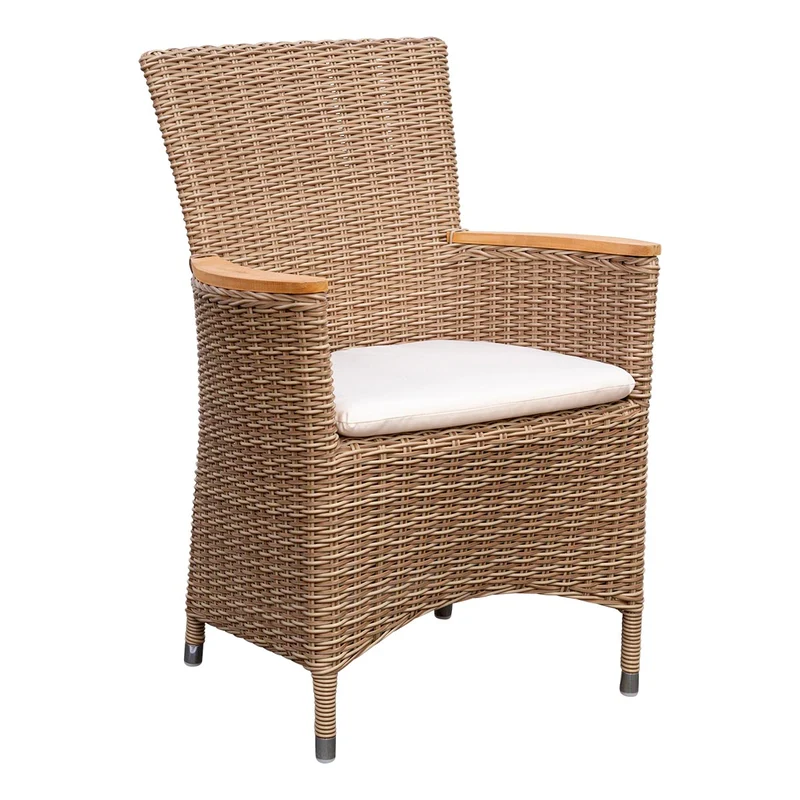 Geflecht Sessel Sapporo Highback, kubu natur