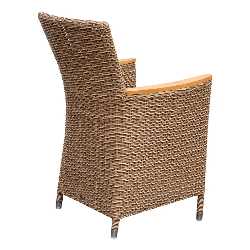 Geflecht Sessel Sapporo Highback, kubu natur