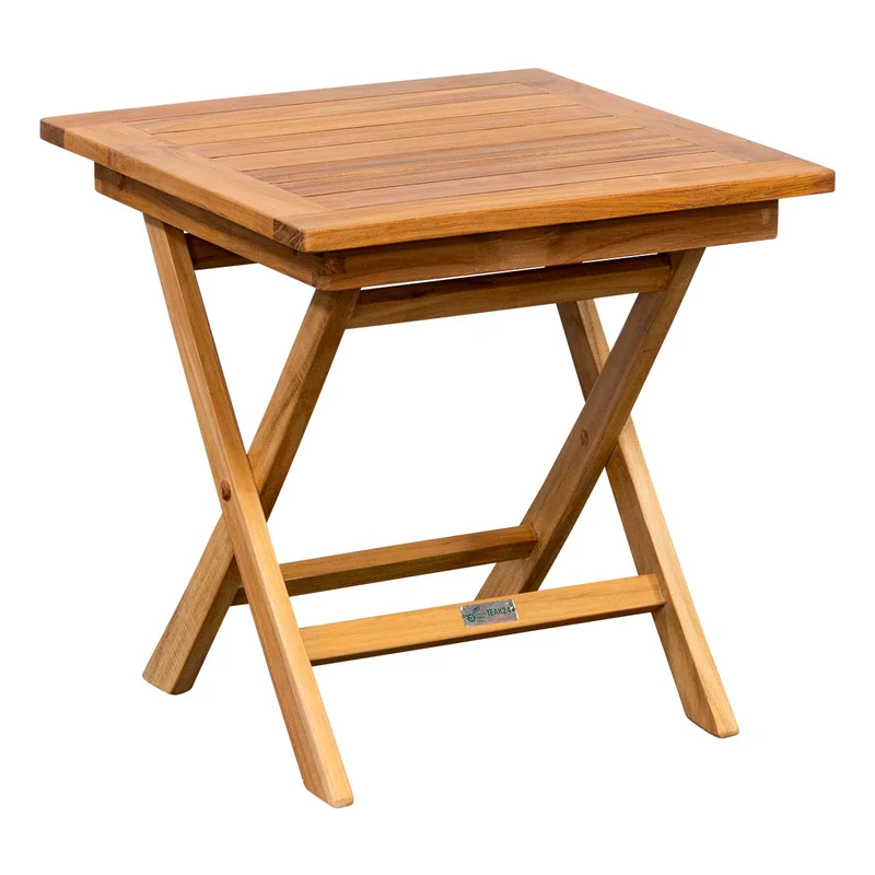 Teak Classic Beistelltisch klappbar quadratisch - 45 x 45 cm