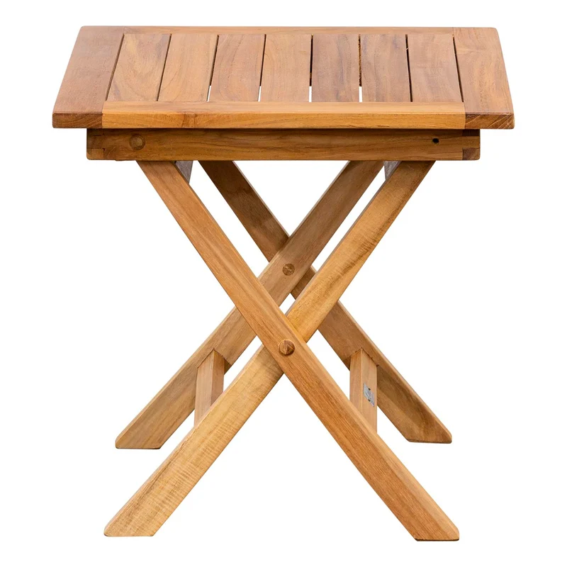 Teak Classic Beistelltisch klappbar quadratisch - 45 x 45 cm