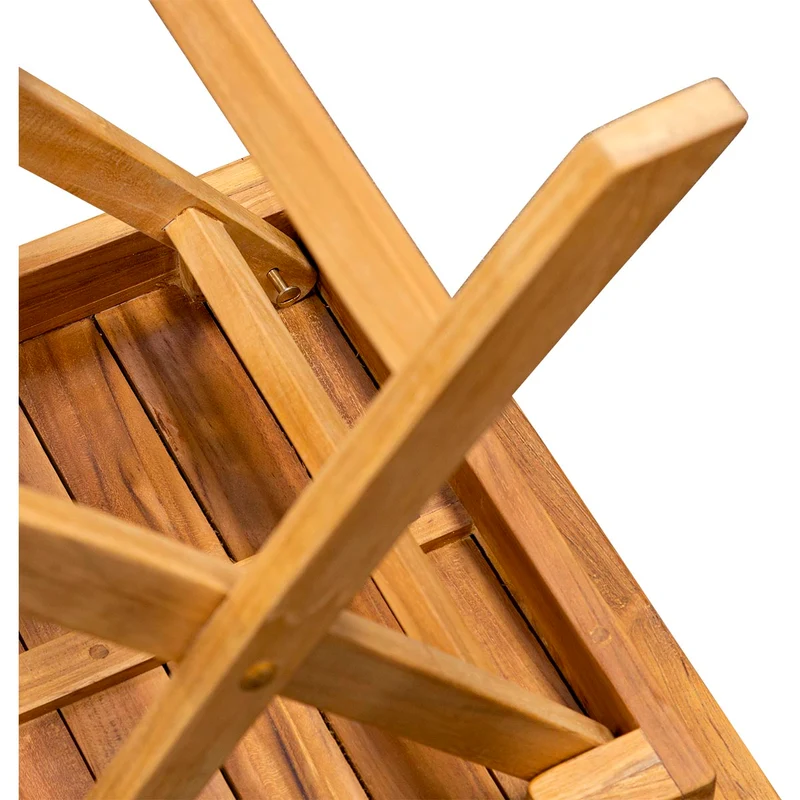 Teak Classic Beistelltisch klappbar quadratisch - 45 x 45 cm